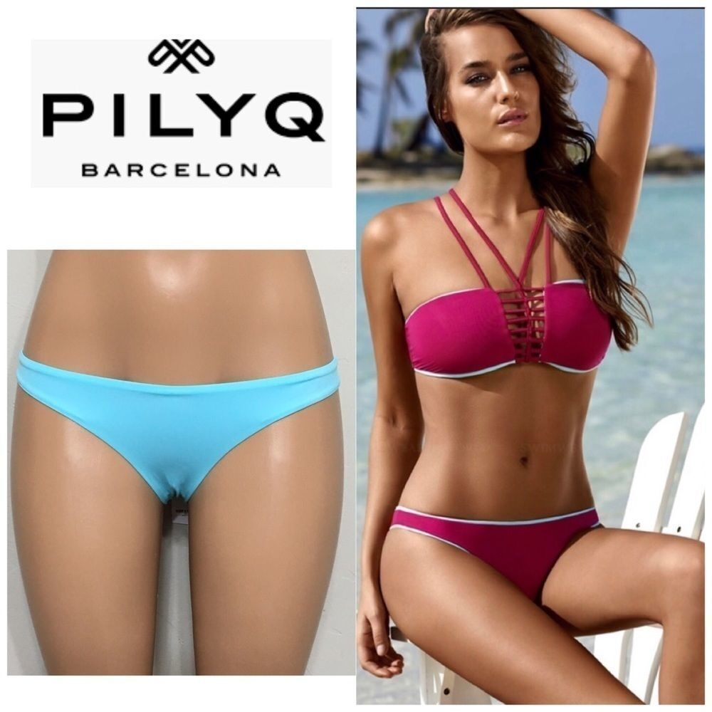 PILYQ full Reversible bikini bottoms. NWT
